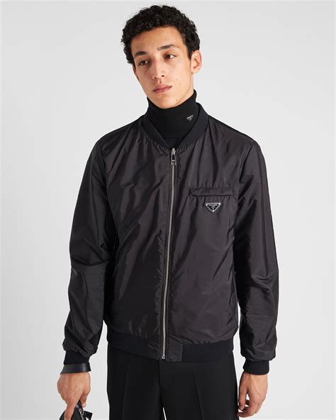 mens prada jacket sale|prada bomber jacket for men.